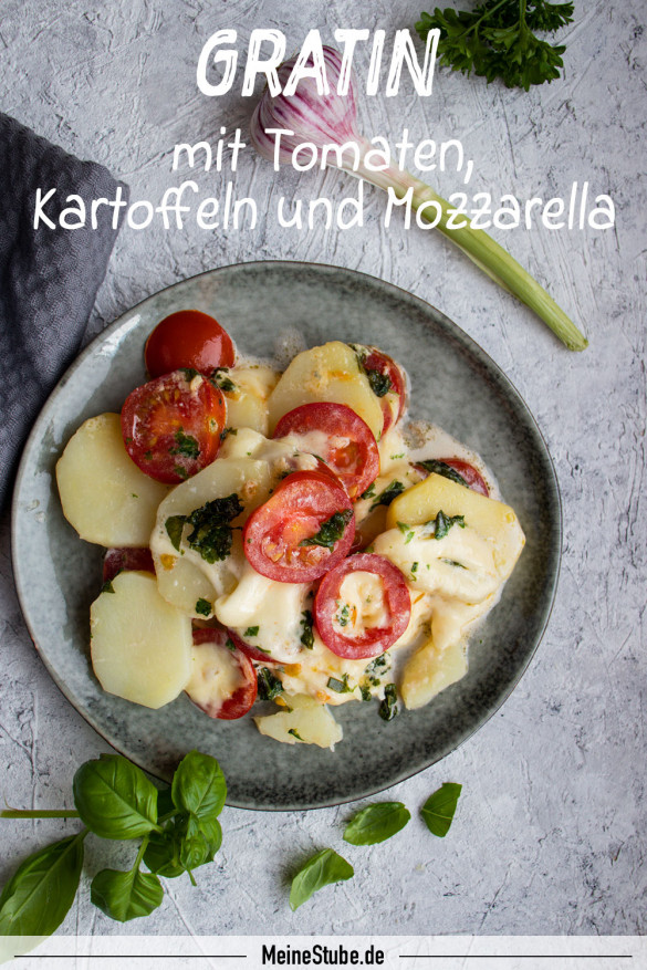 Tomaten-Kartoffel-Mozzarella-Gratin - Meinestube