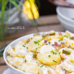 Kartoffelsalat mit Speck und Mayonnaise, für jeden Anlass