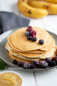 Omas Pfannkuchen, schön luftig und fluffig, meinestube