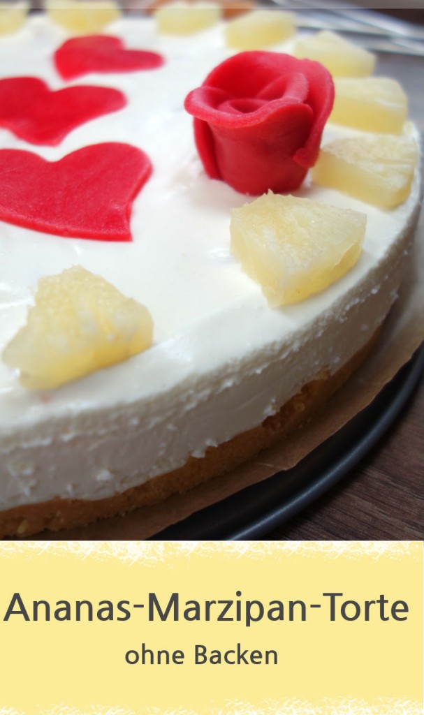 Ananas-Marzipan-Torte eine Kühlschrank-Torte ohne Backen - Meinestube