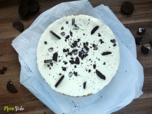 Rezept für ein Käsekuchen aus Oreo-Keksen