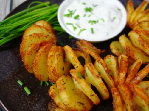 Leckere Kartoffelspiralen aus dem Backofen meinestube