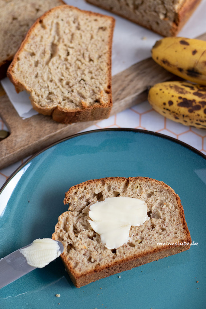 Bananenbrot ohne Zucker, saftig &amp; gesund - Rezept - Meinestube