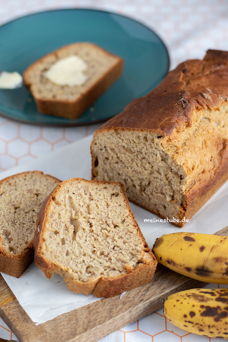 Rezept für ein Bananenbrot ohne Zucker