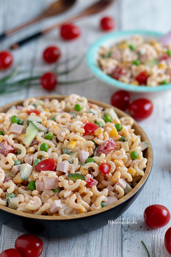 Kinder Nudelsalat mit Frischkäse, Meinestube