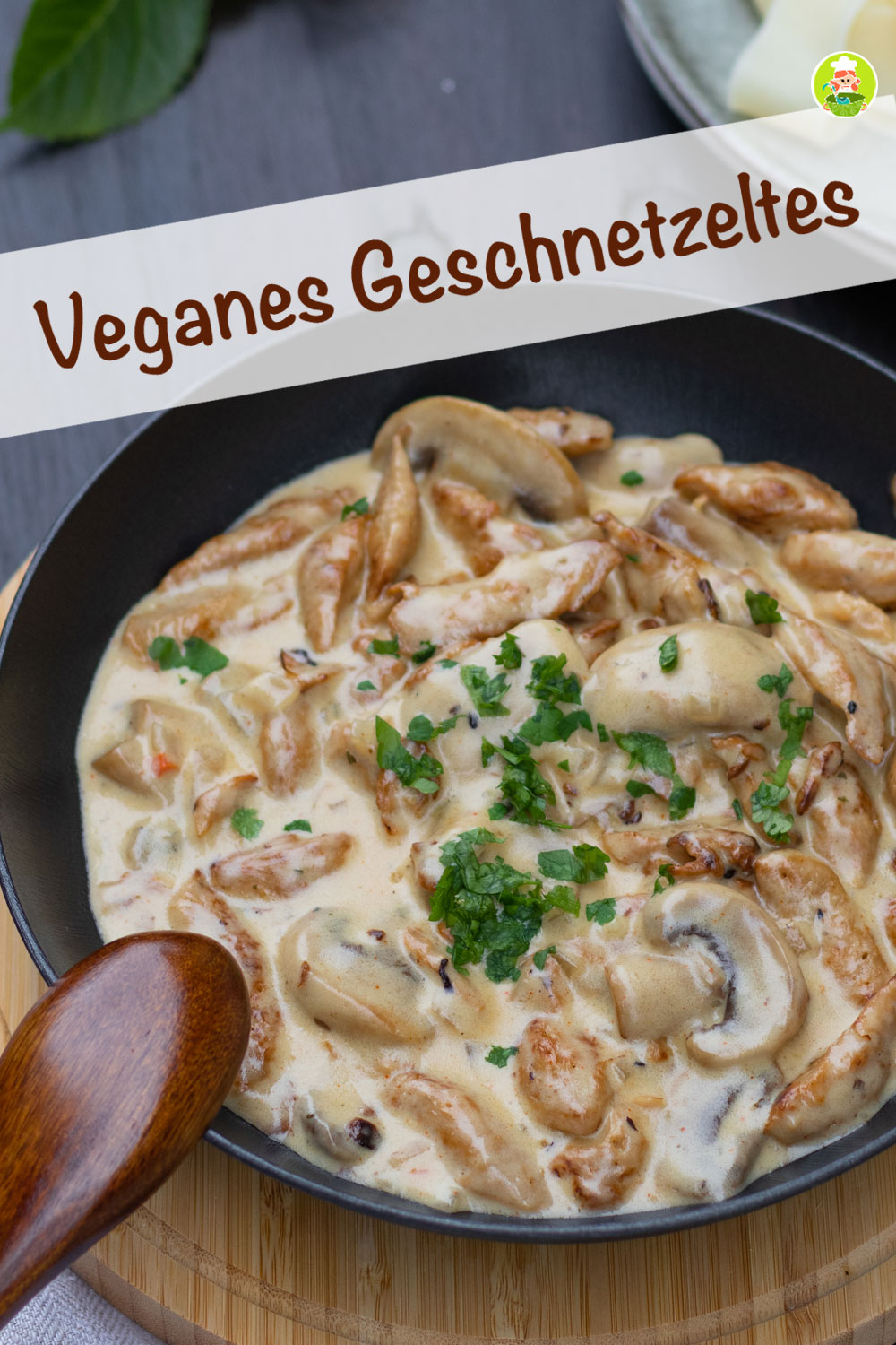 Veganes Zürcher Geschnetzeltes mit Soja-Schnetzel - Meinestube