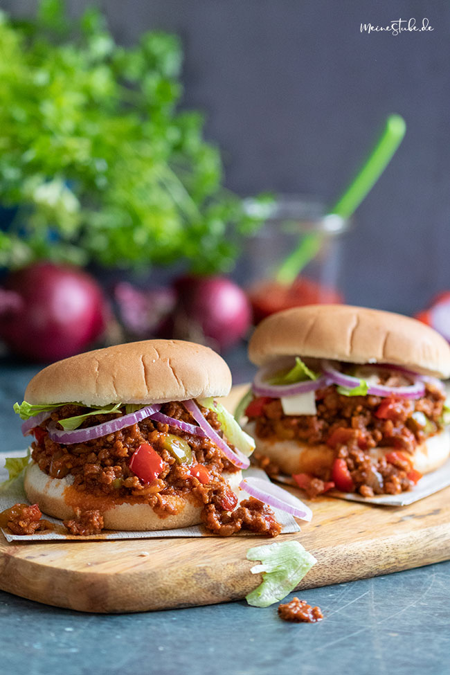 Sloppy Joe Burger – mit amerikanischer Hackfleischsauce