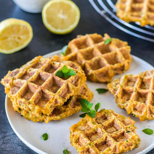 Herzhafte Waffeln ohne Ei, meinestube