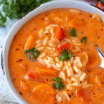 Tomatensuppe mit Reis selber machen