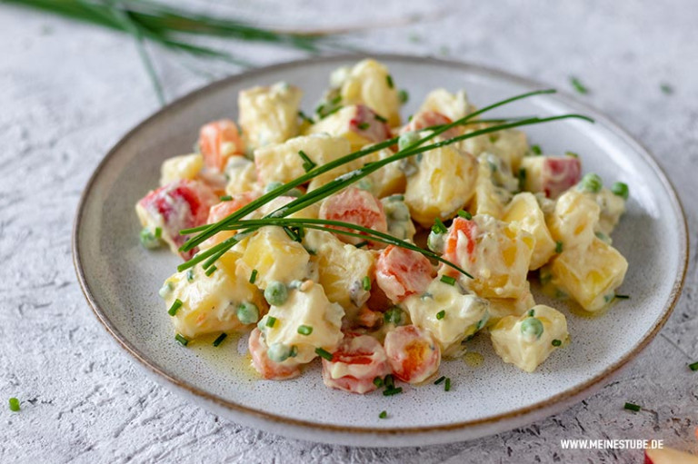 Kartoffelsalat mit Joghurt nach Jamie Oliver - Meinestube