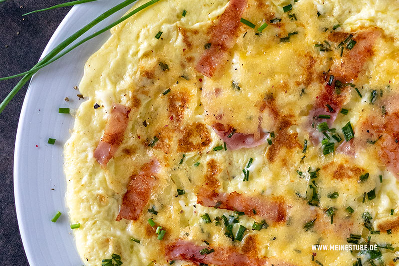 Eier-Omelett mit Käse, meinestube