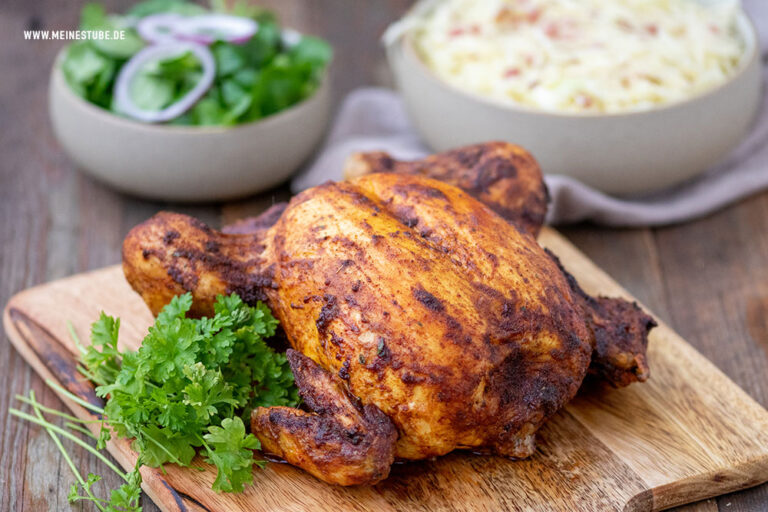 Knuspriges Maishähnchen im Backofen - Meinestube