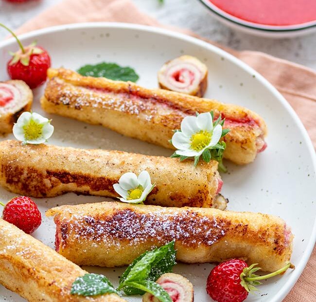 Gefüllte French Toasts Rolls, meinestube