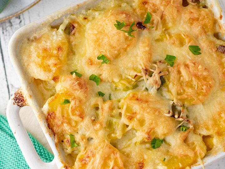 Kartoffel Lauchgratin, meinestube