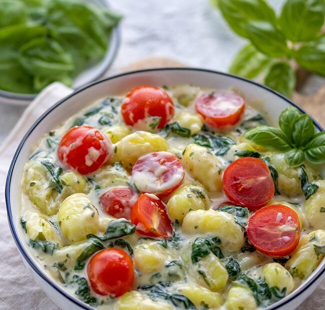 Gnocchi-Spinat-Pfanne, meinestube