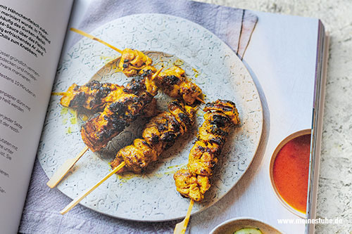 Hähnchen Sate aus dem Kochbuch, meinestube